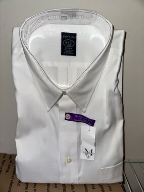 White Men’s Dress Shirt Joseph & Feiss - Point Collar